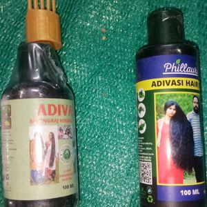 Combo Of 3 Adivasi Hair Oil & Teeth Whitening Po