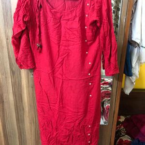 Red Kurta