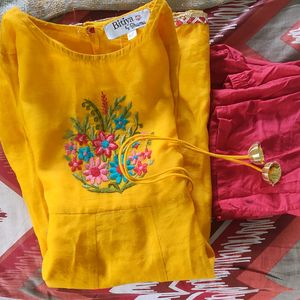 Bitiya By Bhama Kids Kurta Set