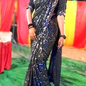 New Beautiful Sequence Saree