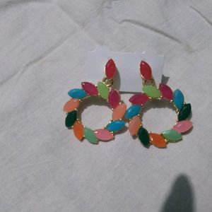 Colourful New Earrings , No Uses