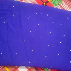 Beutiful Blue Saree