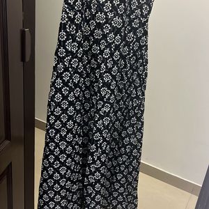 Smart Full Length Jaipuri Print Cotton Gown