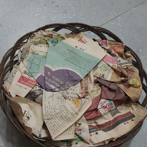 Fruit Basket And Golden Plate