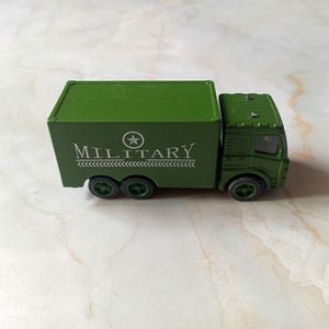 Small Pullback Green Military Van