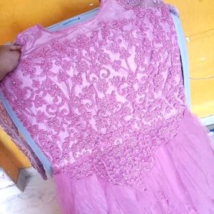 Beautiful NET Gown With Dupatta