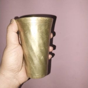 Pure Bronze Metal Golden Glass