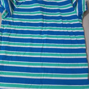 Blue Stripes T Shirt For Men