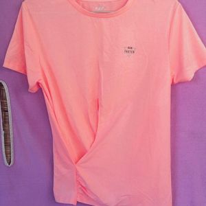 Womens Cut Peach Top