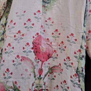 Printed Suit With Dupatta