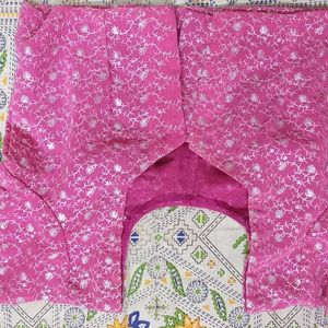 Magenta Pink Saree