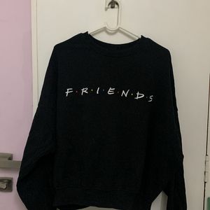 h&m oversized friends sweatshirt