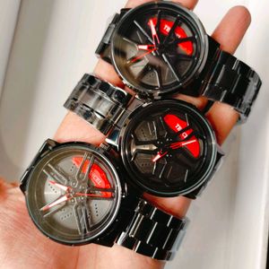 ROTATING GYRO WHEEL WATCH