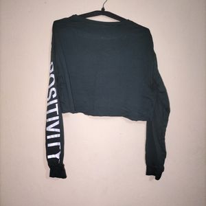 H&M Green Sweatshirt