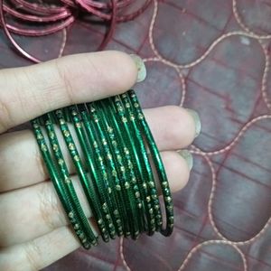 1bridal And 10 Daily Wear Bangles Set