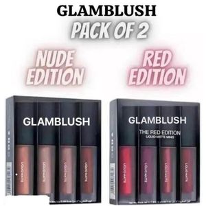 Glam blush Waterproof 8 Lipsticks