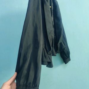 Profession Black Satin Shirt