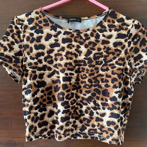 Shein Animal Printed Top Women