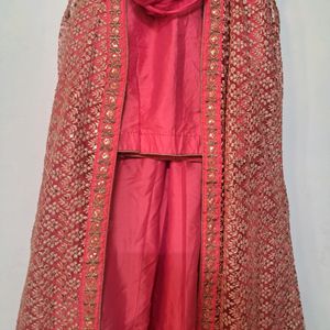 Ethnic Wear CropTop ,skirt With Shrug