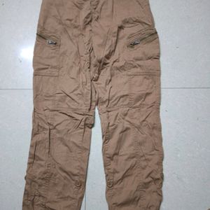 nude coloured cargo pants