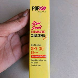 Popxo Glow Goals Sunscreen