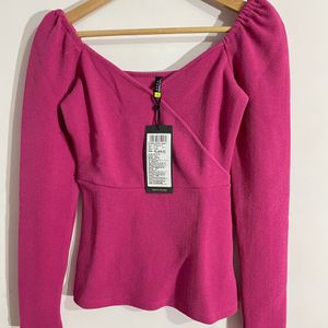 Tokyo Talkies Magenta Top