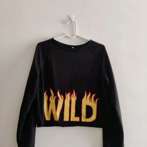 Y2K🎀CROP SWEATSHIRT