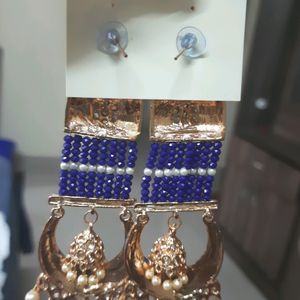 🦋 BRAND NEW GRAND EARINGS WITH PEACOCK DESIGN