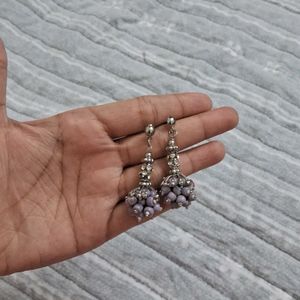 Purple Earrings