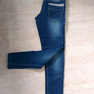 CottonKing Men Slim Blue Jeans