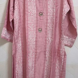 Silk Kurta Set With Dupatta For Women