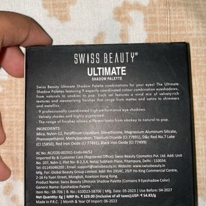 Swiss Beauty Ultimate Shadow Palette