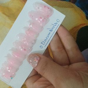 Sakura Blush Press On Nails