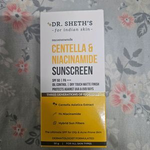 Dr. Sheths Centella and Niacinamide Sunscreen