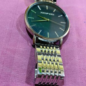 Women Silver Joker & Witch Watch