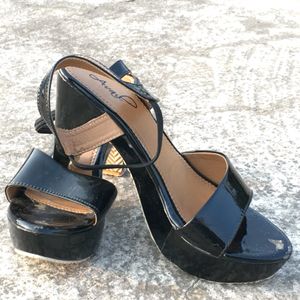 Block Strap Heels