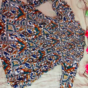 Printed Tunic Top