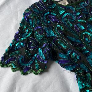 Kaleidoscope Sequinned Top