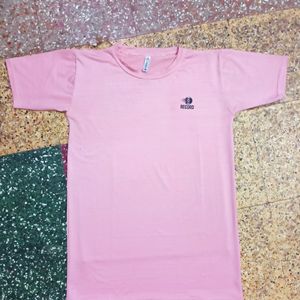 30rs Off Brand New Tshirt Light Pink Colour