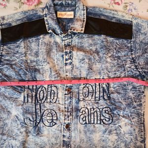 Denim Print Shirt