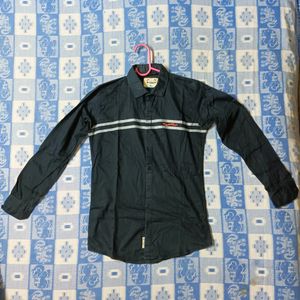 Men  Regular Black Shirt