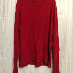 Aeropostle Red Long Sleeve T Shirt