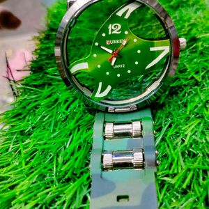 Stylish Army Print Watch