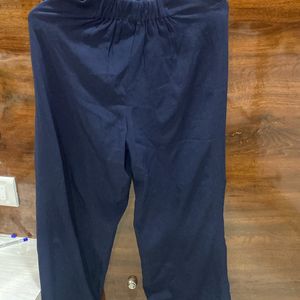 With Tag Navyblue Trouser Women