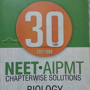 NTA NEET 30 YEARS BIOLOGY CHAPTERWISE MCQ BOOK