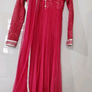 Pink kurta. Anarkali Model ₹500