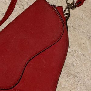 Cherry Red Dior Saddle Bag (Dupe)