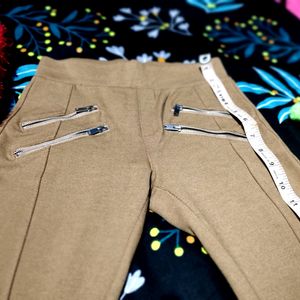 Tan Colour Skinny Pant  (Fully Stretchable)