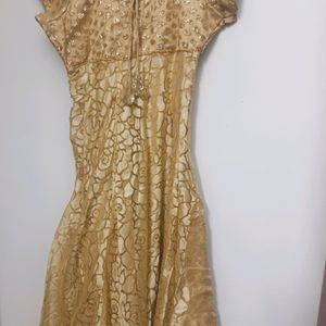 Elegant Golden Frock