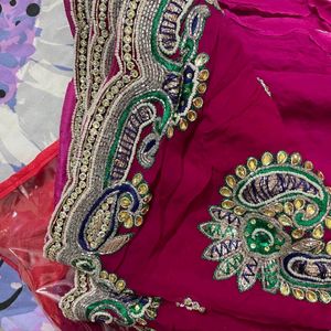 Hand Work Saree With Blouse Piece